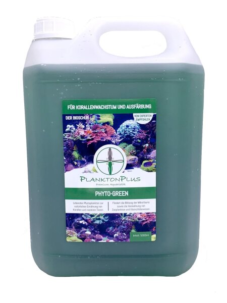 PlanktonPlus Phyto-Green für Korallenwachstum und Ausfärbung 5 Liter