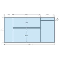 D-D Reef-Pro 1500 Anthracite Gloss Aquariumsystem 150x60x56cm