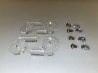 Acrylhalter Set für AI Hydra HD 32 und 64 LED