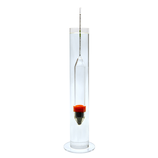 Grotech Präzision-Aräometer 350mm + Messzylinder