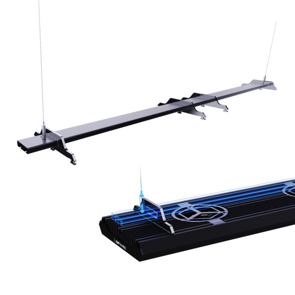 Reef Factory Reef flare Pro Profile SET 1,4 m (Profile, Wires set, Hanger) (white)
