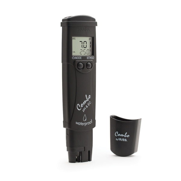 Hanna HI98129 COMBO Tester für pH/EC/TDS/C° bis 3999 µS, wasserdicht