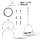 Reef Factory Reef Flare Pro Wires Set Seilaufhängung