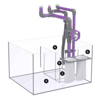 Nyos Opus G2 440 Slim-Line white (125x55x55cm) 378 Liter