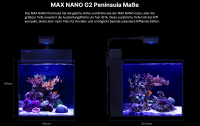 Red Sea MAX NANO G2 Peninsula exkl. Unterschrank (R40007G2)