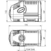 Tunze Rückförderpumpe Silence 2500-5000 l/h...