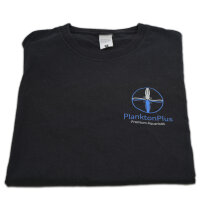 PlanktonPlus Aquaristik T-Shirt Basic schwarz -...