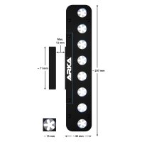 ARKA myReef Frag Rack Deck mit Magnet (8 Löcher,...