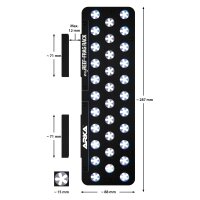 ARKA myReef Frag Rack Deck mit Magnet (32 Löcher,...