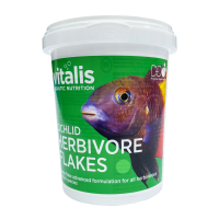 Vitalis Cichlid Herbivore Süßwasser Flakes 40 g