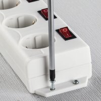 Hama Steckdosenleiste 6-fach XL weiß, einzeln...
