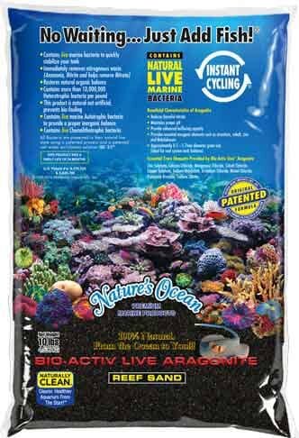 Natures Ocean Black Beach Live Sand (0,5-1,7 mm) 4,54 kg