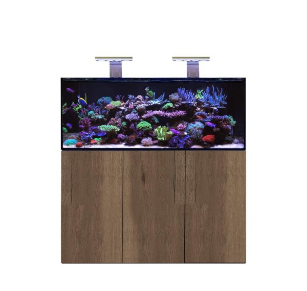 D-D AQUA-Pro Reef 1500 Metal Frame Tobacco Oak Aquariumsystem 150x60x56cm