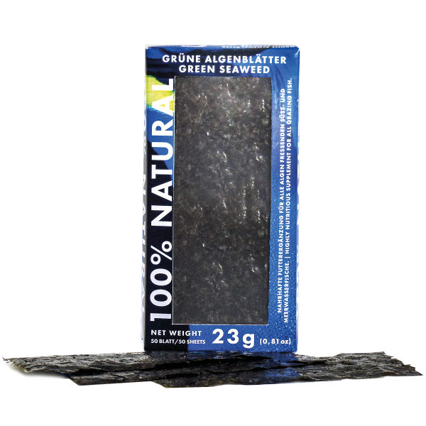 Fauna Marin Grüne Algenblätter Green Seaweed 100% natural Kaltwasser Nori Alge 23 g