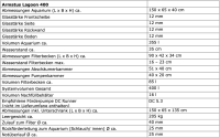 Aqua Medic Armatus Lagoon 400 weiß 150x65x40 cm
