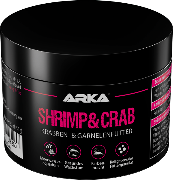 ARKA Shrimp & Crab Garnelen- und Krabbenfutter 150 ml