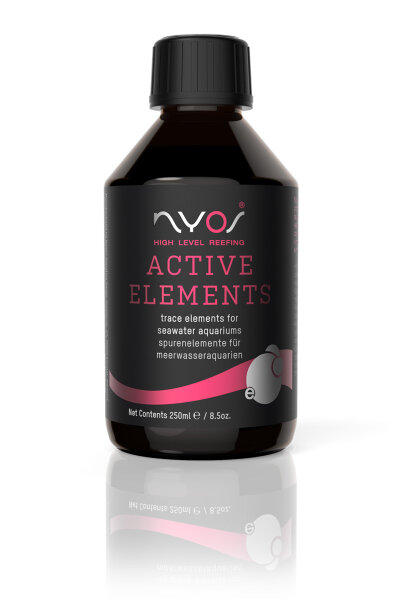 Nyos Active Elements verstärkt Rot-/Violett-/Grüntöne von Korallen 250 ml