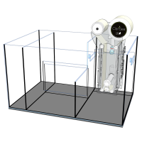 D-D AQUA-Pro Reef 1200 Metal Frame White Gloss 120x60x56cm Aquariumsystem