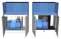 D-D AQUA-Pro Reef 1200 Metal Frame Japanese Pear Gloss...