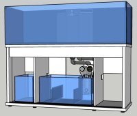 D-D Reef-Pro 1800 White Gloss Aquariumsystem 180x60x56cm