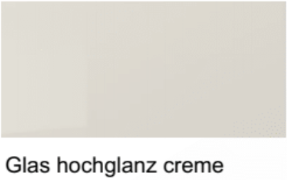 Glas hochglanz creme