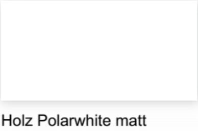 Holz Polarwhite matt